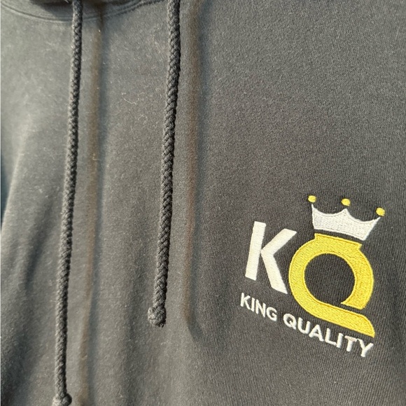 Mens 2XL Hoodie Black Sweatshirt - Picture 5 of 5